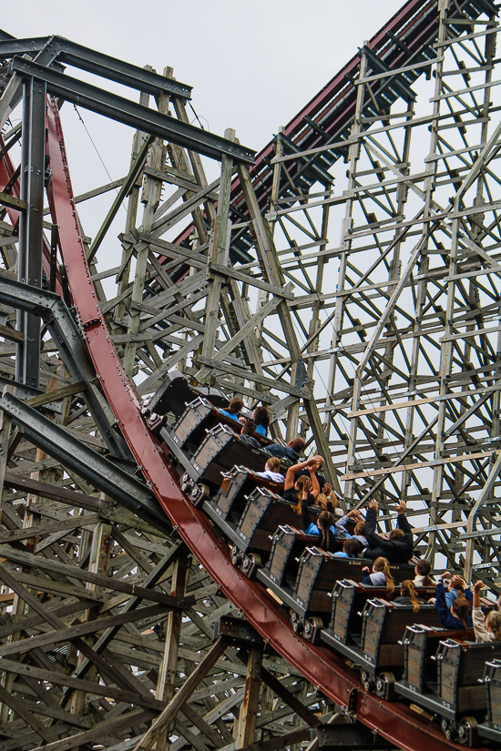 The Steel Vengance Rollercoaster at Cedar Point, Sandusky, Ohio