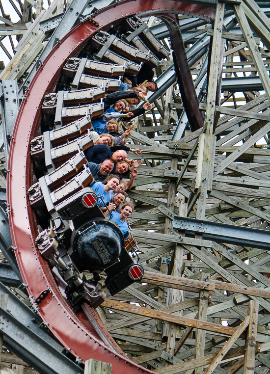 The Steel Vengance Rollercoaster at Cedar Point, Sandusky, Ohio