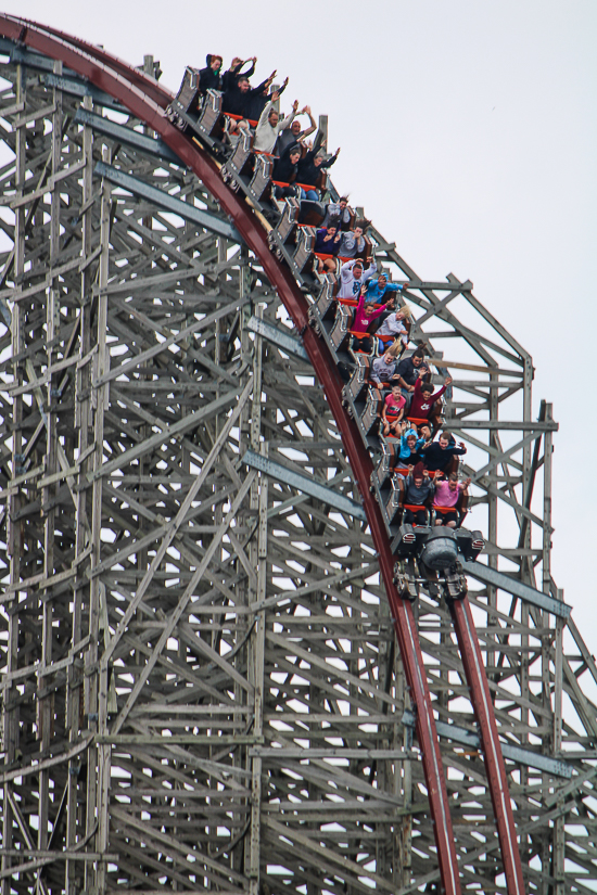 The Steel Vengance Rollercoaster at Cedar Point, Sandusky, Ohio