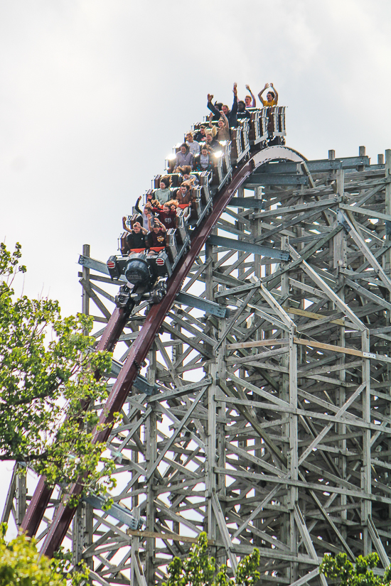 The Steel Vengance Roller coaster at Cedar Point, Sandusky, Ohio