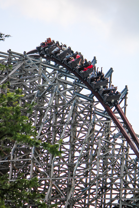 The Steel Vengance rollercoaster at Cedar Point, Sandusky, Ohio