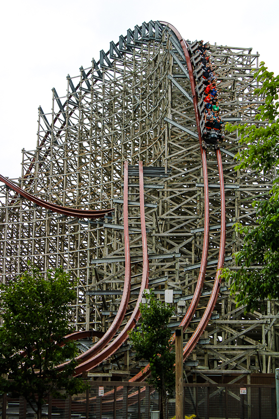 The Steel Vengance Rollercoaster at Cedar Point, Sandusky, Ohio