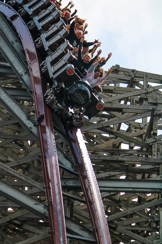 The Steel Vengance Rollercoaster at Cedar Point, Sandusky, Ohio