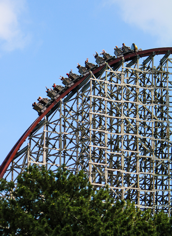 The Steel Vengance rollercoaster at Cedar Point, Sandusky, Ohio