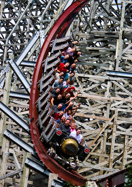 The Steel Vengance Roller coaster at Cedar Point, Sandusky, Ohio