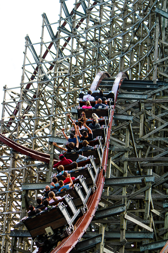 The Steel Vengance Rollercoaster at Cedar Point, Sandusky, Ohio