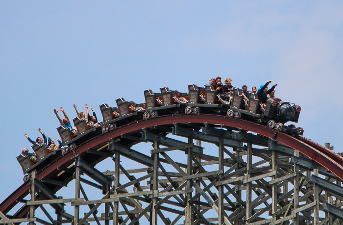 The Steel Vengance Rollercoaster at Cedar Point, Sandusky, Ohio