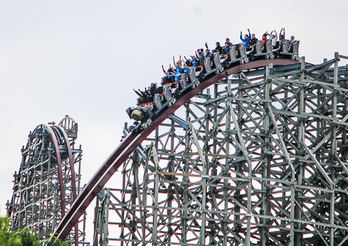 The Steel Vengance Rollercoaster at Cedar Point, Sandusky, Ohio