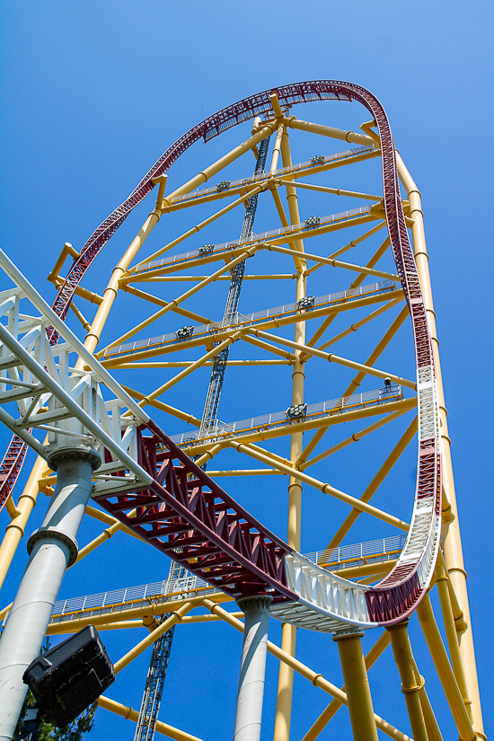 The Top Thrill Dragster Rollercoaster at Cedar Point, Sandusky, Ohio