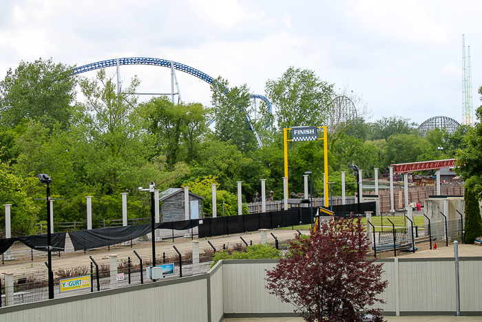 The Top Thrill Dragster Roller Coaster at Cedar Point, Sandusky, Ohio