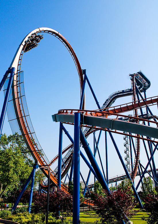 The Valravn roller coaster at Cedar Point, Sandusky, Ohio