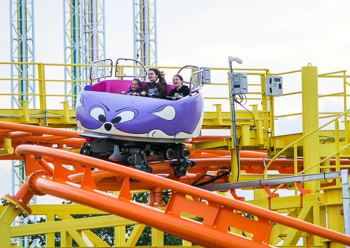 The Wild Mouse roller coaster at Cedar Point, Sandusky, Ohio