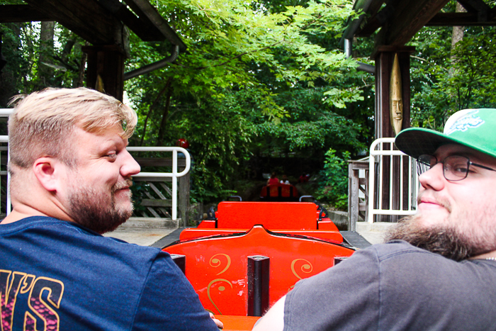 The Dinosaur Island Boat Ridel at the Columbus Zoo & Aquarium, Powell, Ohio