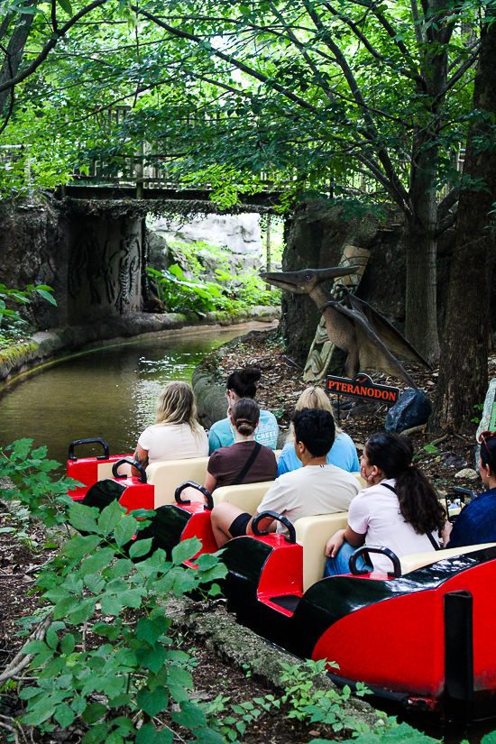 TheDinosaur Island Boat Ride at the Columbus Zoo & Aquarium, Powell, Ohio