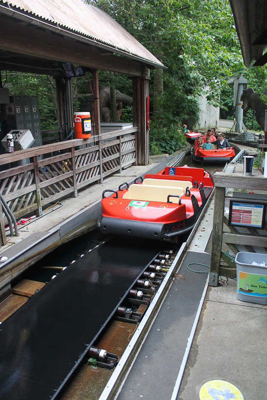 The Dinosaur Island Boat Ride at the Columbus Zoo & Aquarium, Powell, Ohio