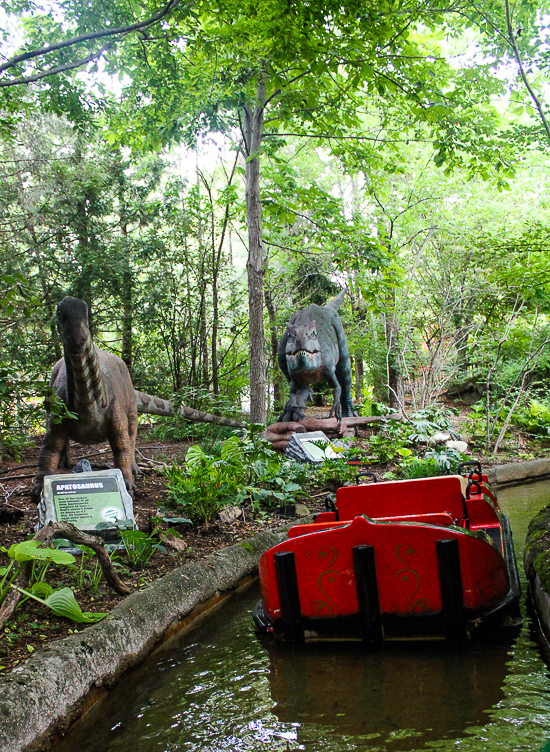 The Dinosaur Island Boat Ridel at the Columbus Zoo & Aquarium, Powell, Ohio