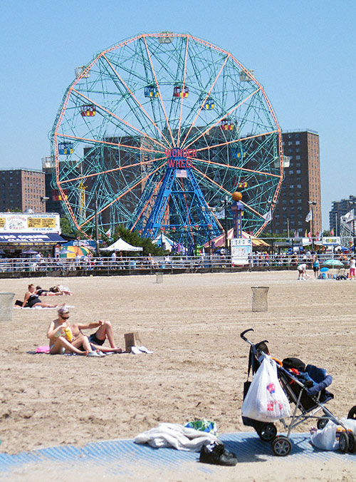 The Beach at Coney Island, Brooklyn, New York