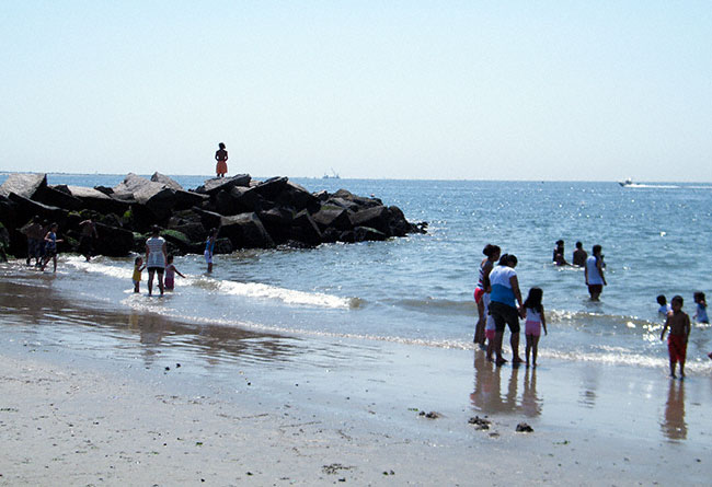 The Beach at Coney Island, Brooklyn, New York