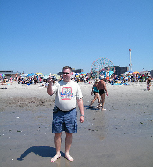 The Beach at Coney Island, Brooklyn, New York