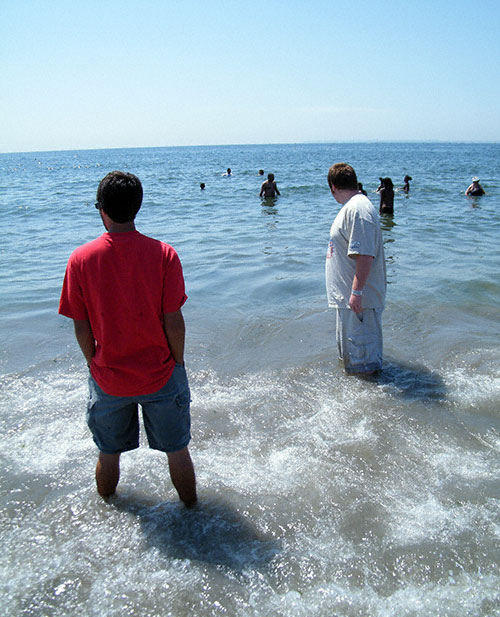 The Beach at Coney Island, Brooklyn, New York