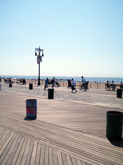 The Boardwalk at Coney Island, Brooklyn, New York