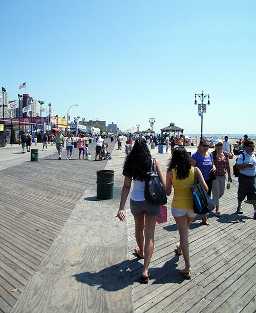 The Boardwalk at Coney Island, Brooklyn, New York