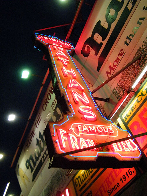 Nathan's Famous at Coney Island, Brooklyn, New York