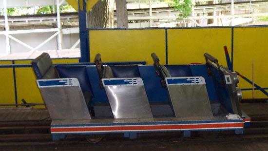 The Blue Streak Rollercoaster At Conneaut Lake Park, Conneaut Lake Pennsylvania