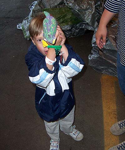 Bond and his Prize At Conneaut Lake Park, Conneaut Lake Pennsylvania