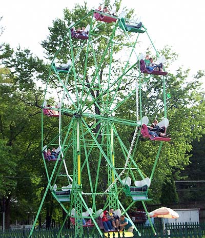 A Ferris Wheel At Conneaut Lake Park, Conneaut Lake Pennsylvania