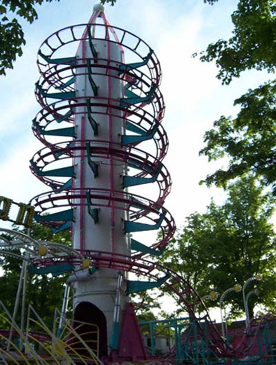 The Toboggan Rollercoaster At Conneaut Lake Park, Conneaut Lake Pennsylvania