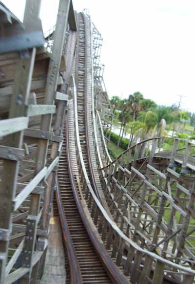 The Dania Beach Hurricane Roller Coaster @ Boomers Dania Beach, Florida