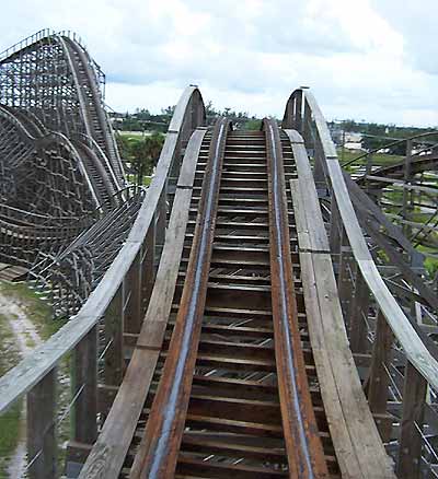 The Dania Beach Hurricane Roller Coaster @ Boomers Dania Beach, Florida