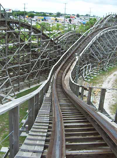 The Dania Beach Hurricane Roller Coaster @ Boomers Dania Beach, Florida