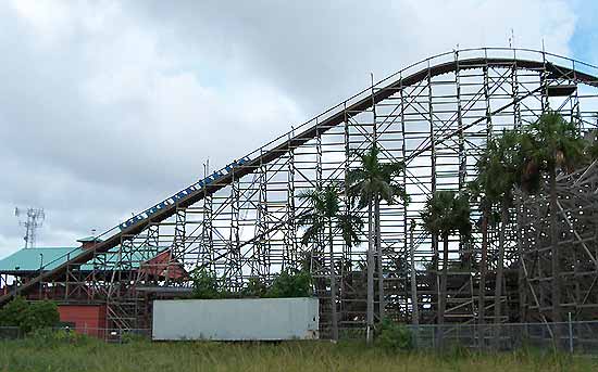 The Dania Beach Hurricane Roller Coaster @ Boomers Dania Beach, Florida