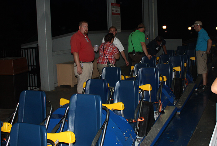 The Ride of Steel Roller Coaster at Darien Lake Theme Park, Corfu, New York