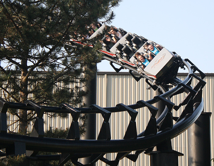 The Viper Roller Coaster at Darien Lake Theme Park, Corfu, New York