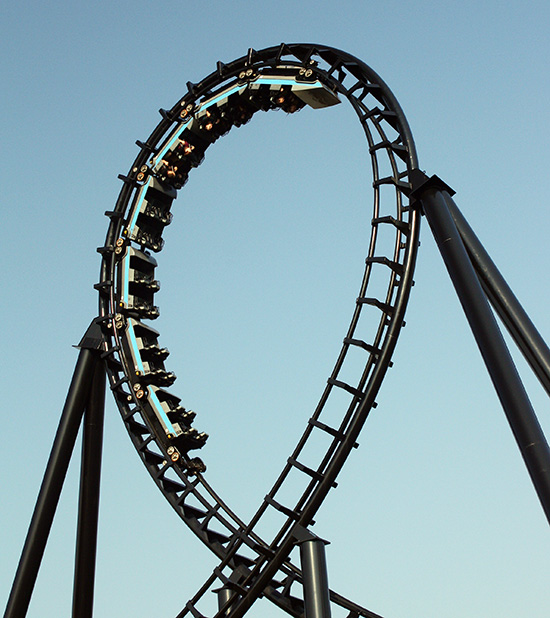 The Viper Roller Coaster at Darien Lake Theme Park, Corfu, New York