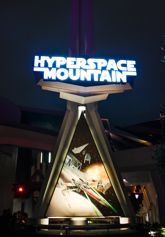 Hyperspace Mountain at Disneyland, Anaheim, California