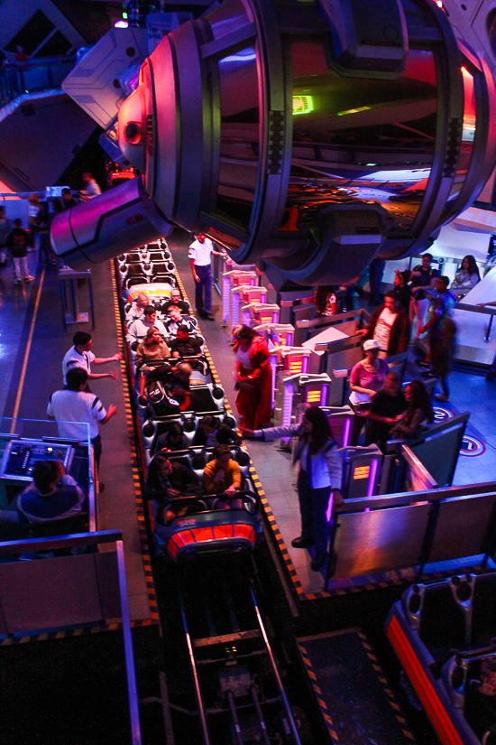 Hypersoace Mountain rollercoaster at Disneyland, Anaheim, California