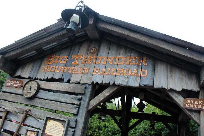 The Big Thunder Mountain Railroad at Disneyland, Anaheim, California