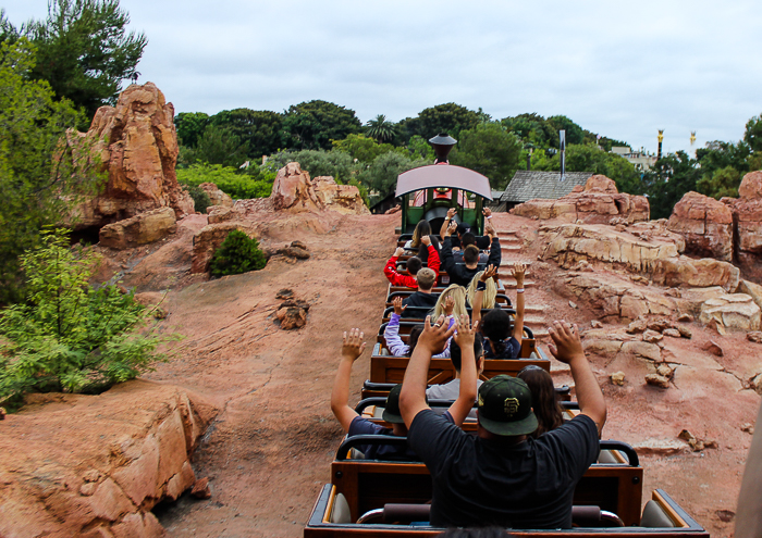 The Big Thunder Mountain Railroad at Disneyland, Anaheim, California