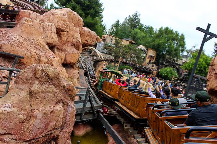 The Big Thunder Mountain Railroad at Disneyland, Anaheim, California