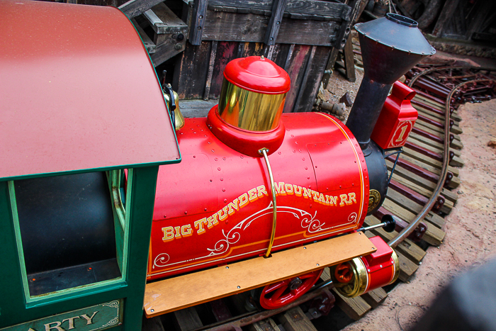 The Big Thunder Mountain Railroad at Disneyland, Anaheim, California