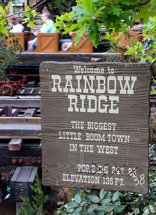 The Big Thunder Mountain Railroad at Disneyland, Anaheim, California