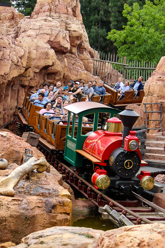 The Big Thunder Mountain Railroad at Disneyland, Anaheim, California