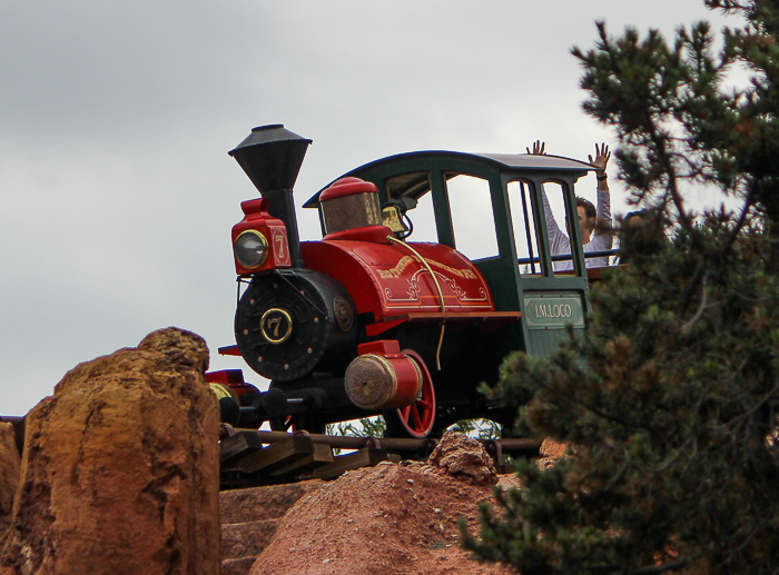 The Big Thunder Mountain Railroad at Disneyland, Anaheim, California