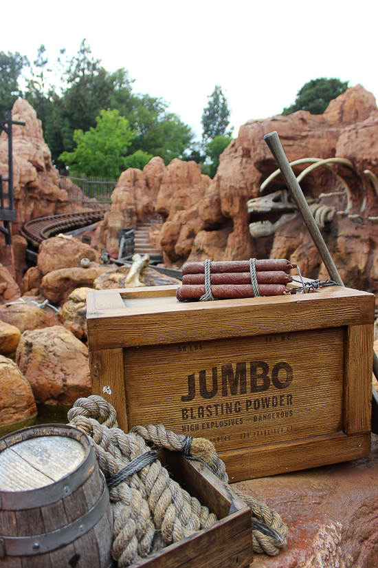 The Big Thunder Mountain Railroad at Disneyland, Anaheim, California