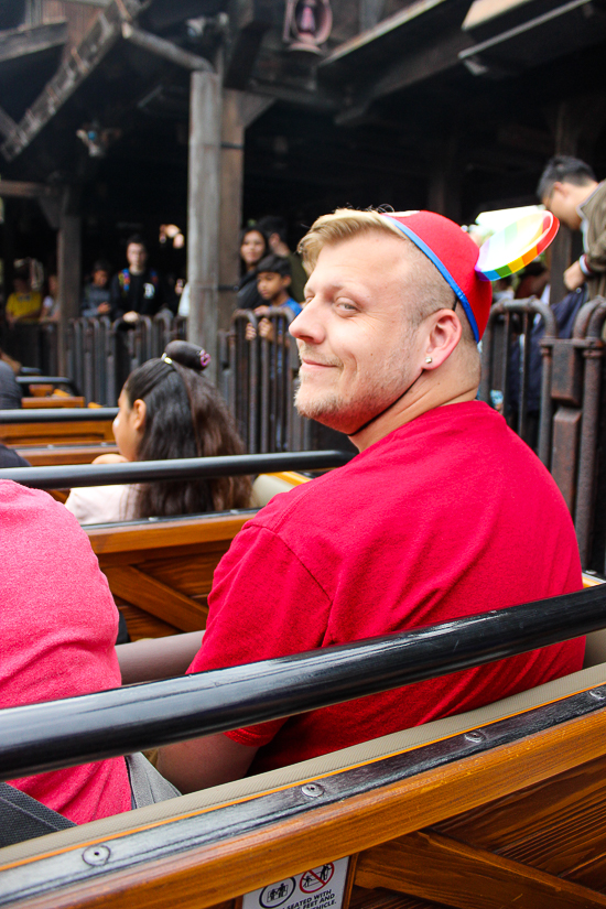 The Big Thunder Mountain Railroad at Disneyland, Anaheim, California