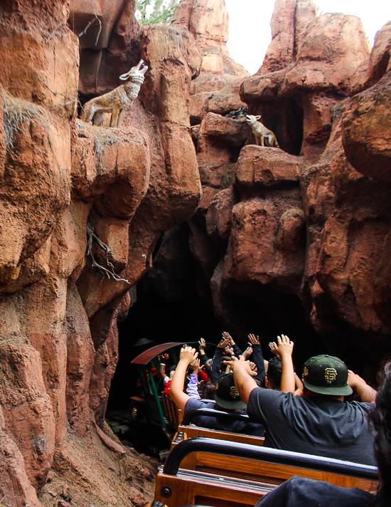 The Big Thunder Mountain Railroad at Disneyland, Anaheim, California